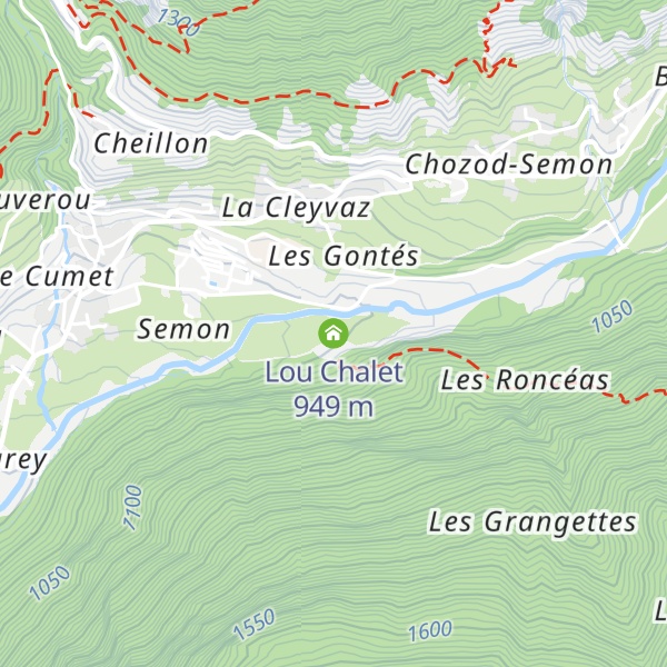 Map of Lou Chalet