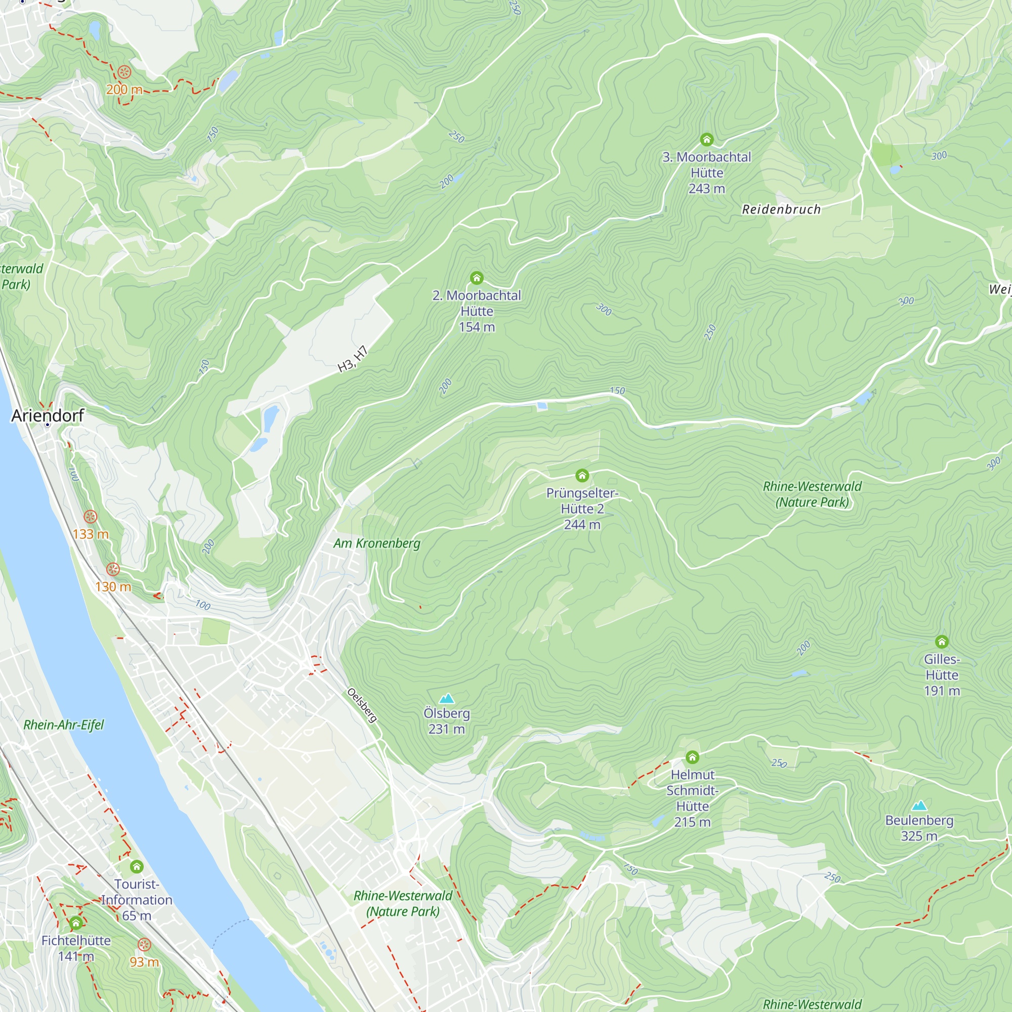 Prüngselterhütte I map