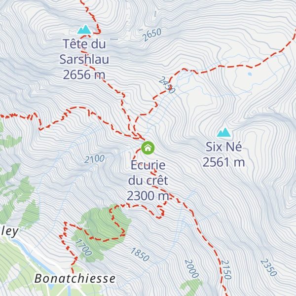 Map of Ecurie du crêt