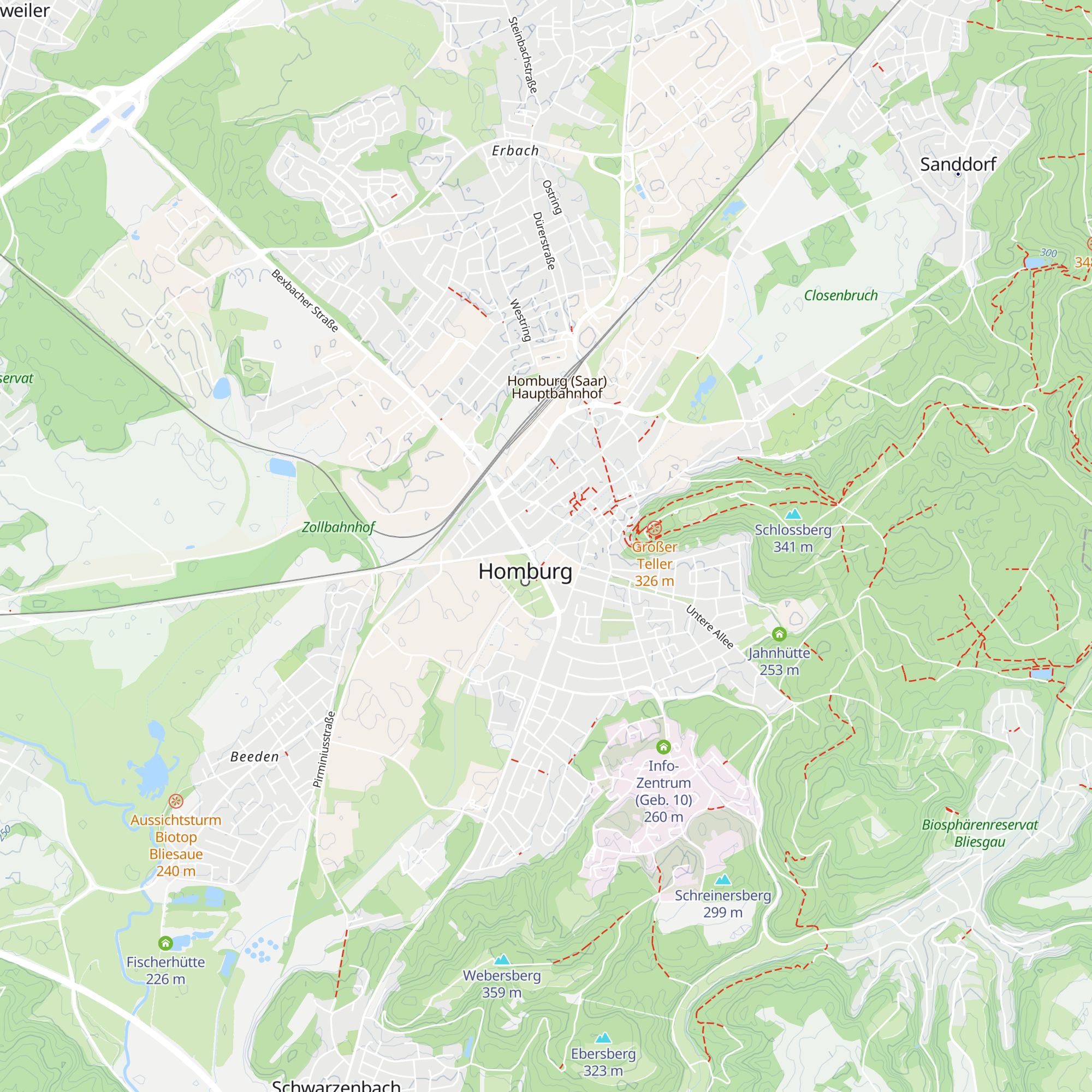 Tourist Information map