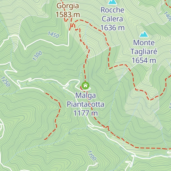 Map of Malga Piantacotta