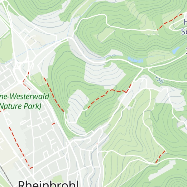 Map of Hungerberg