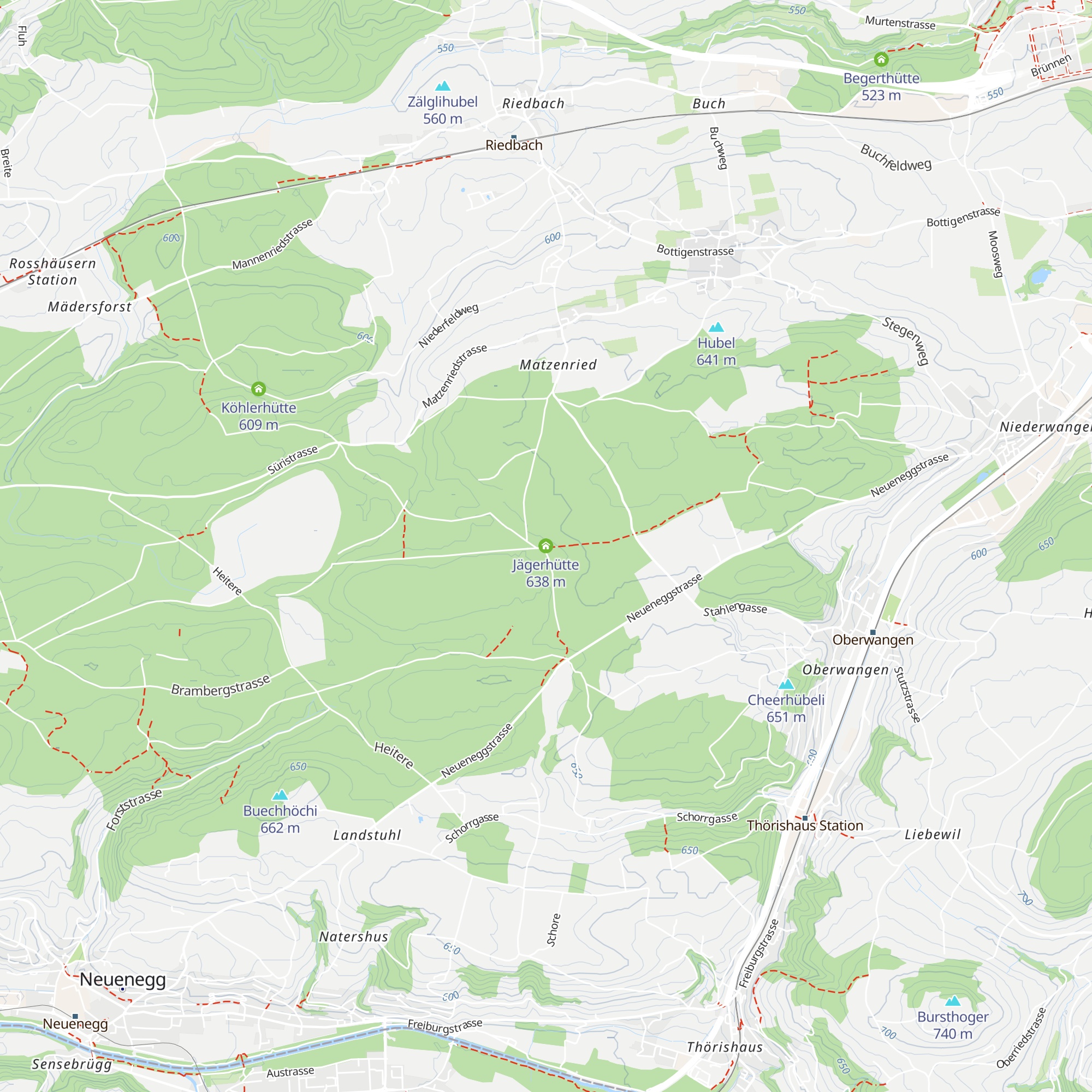 Jägerhütte map