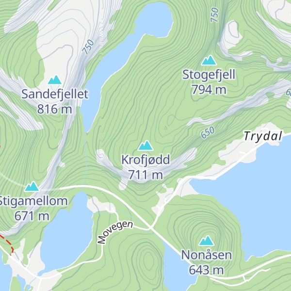 Map of Krofjødd