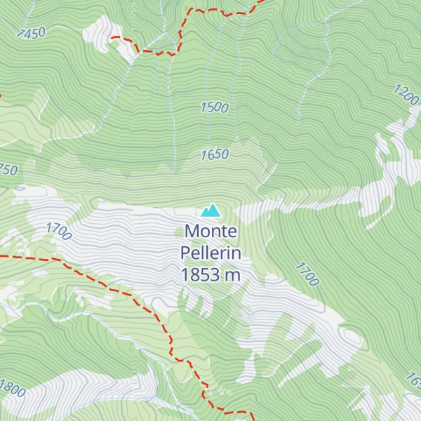 Map of Monte Pellerin