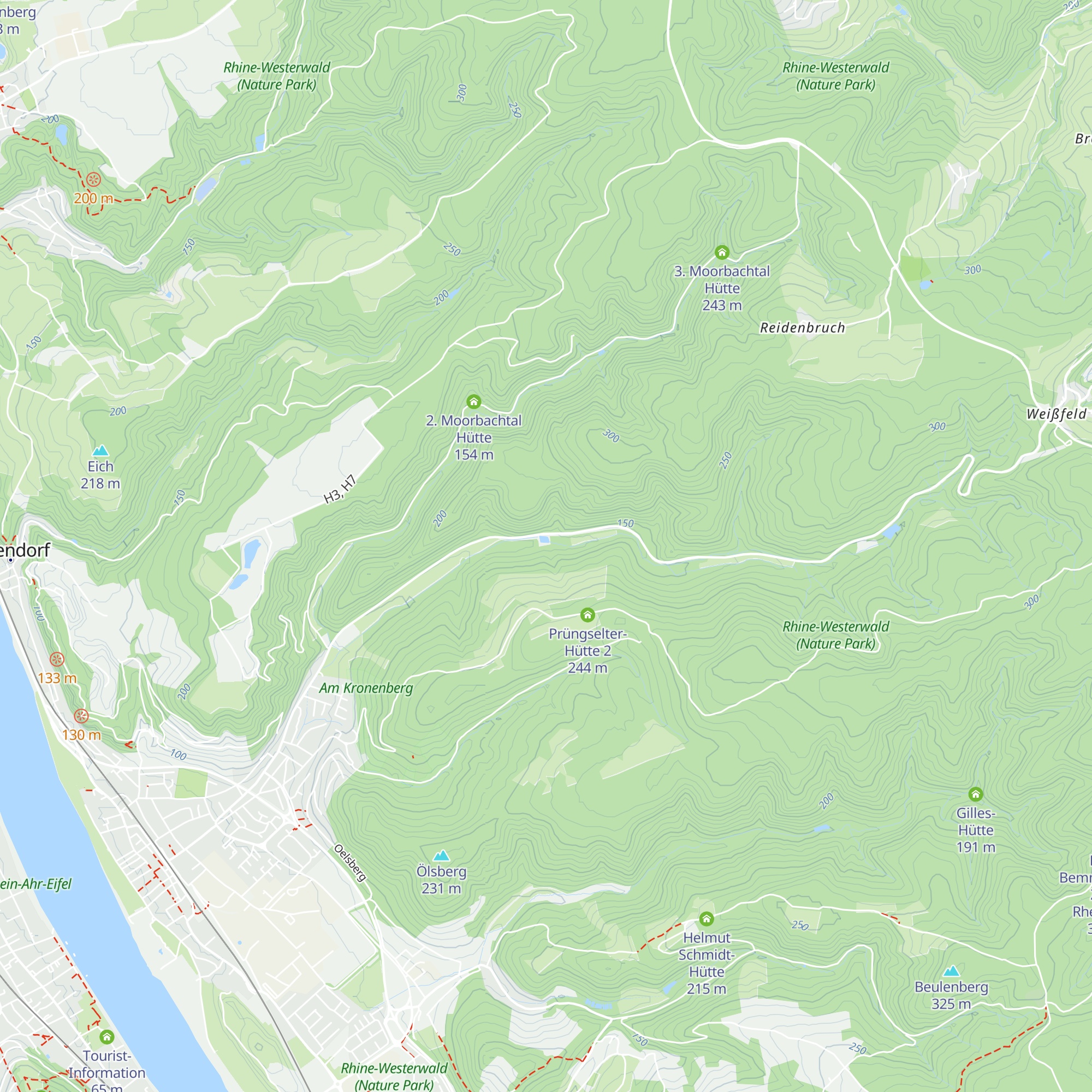 Weiherhütte map