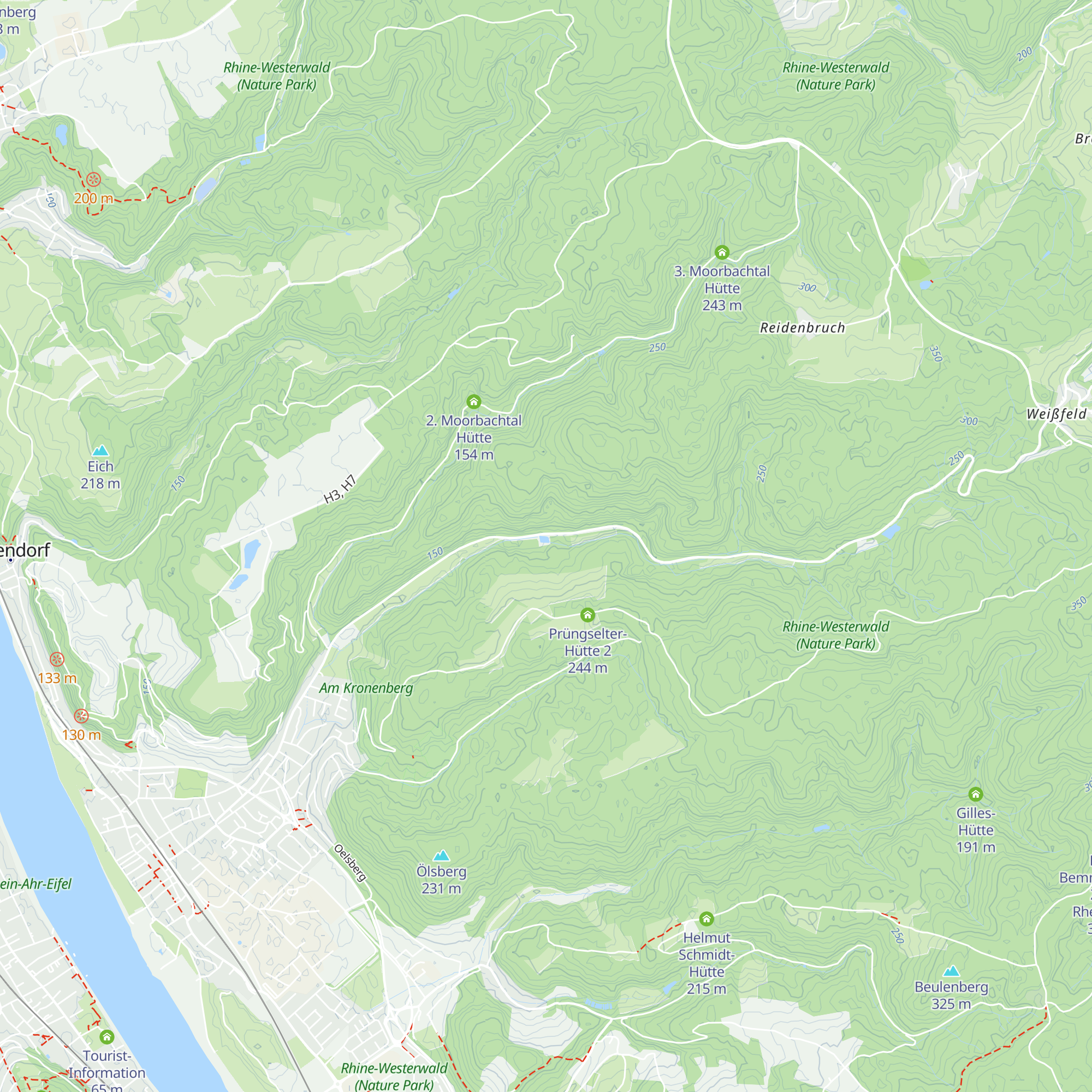 Weiherhütte map