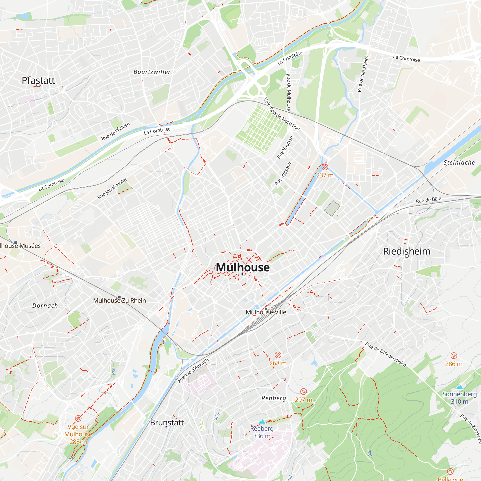 Office de Tourisme et des Congrès de Mulhouse et sa région map