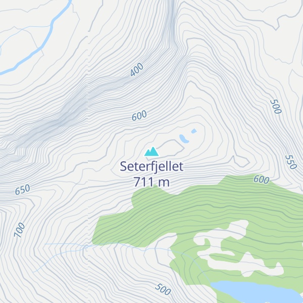 Map of Seterfjellet
