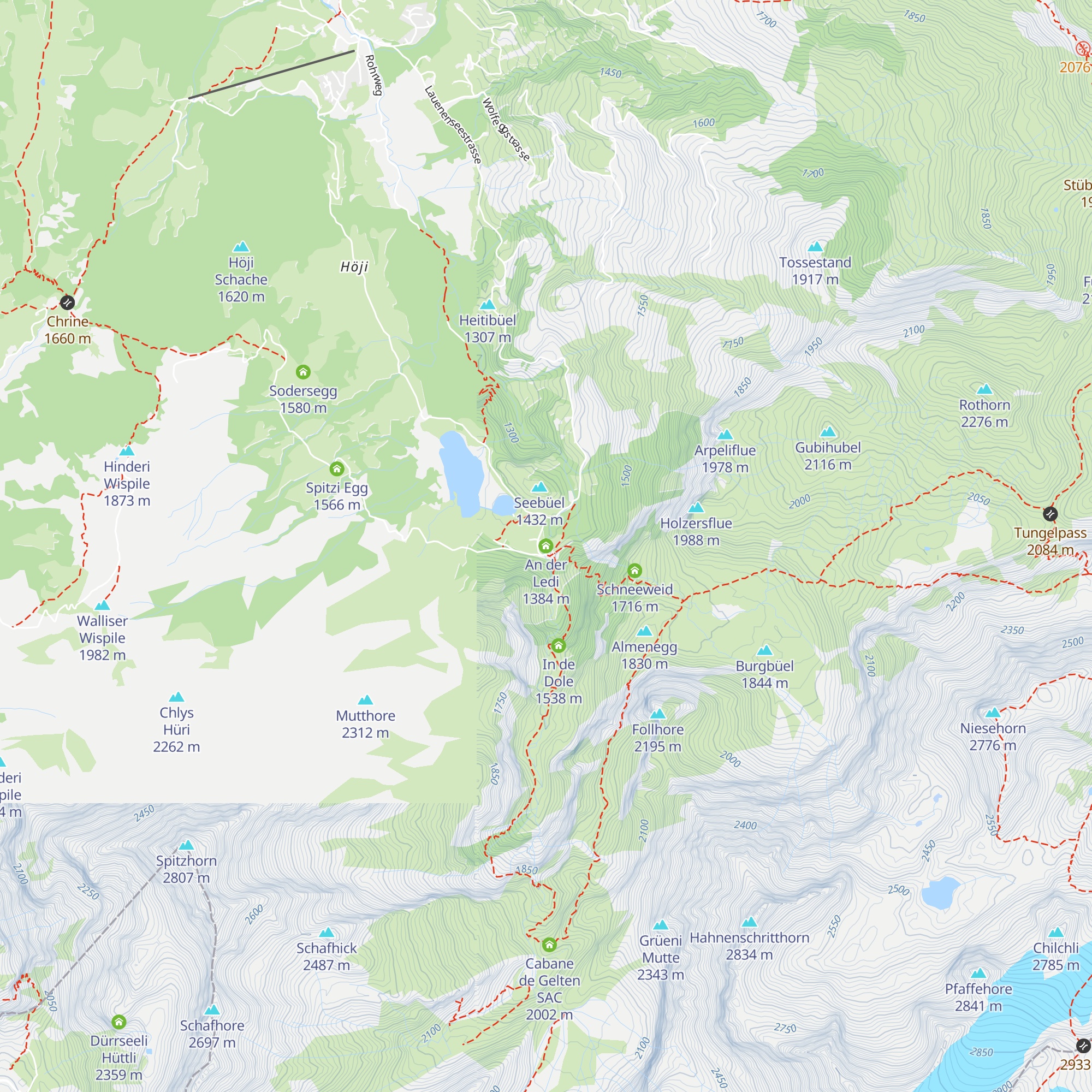 An der Ledi map