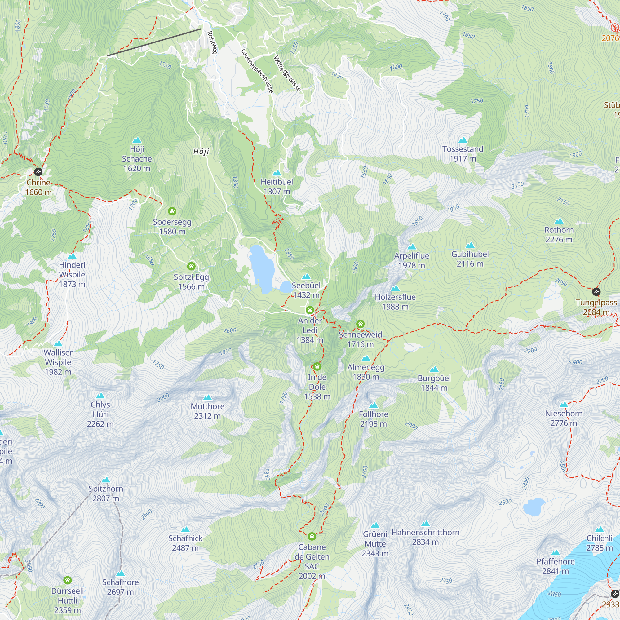 An der Ledi map