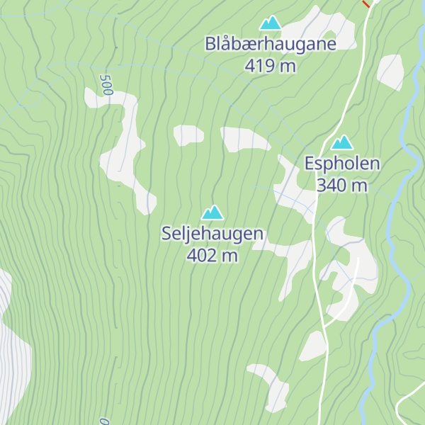Map of Seljehaugen