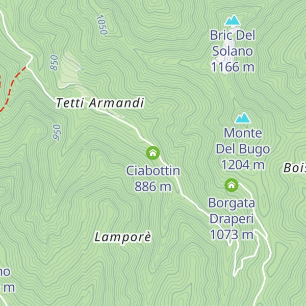 Map of Ciabottin
