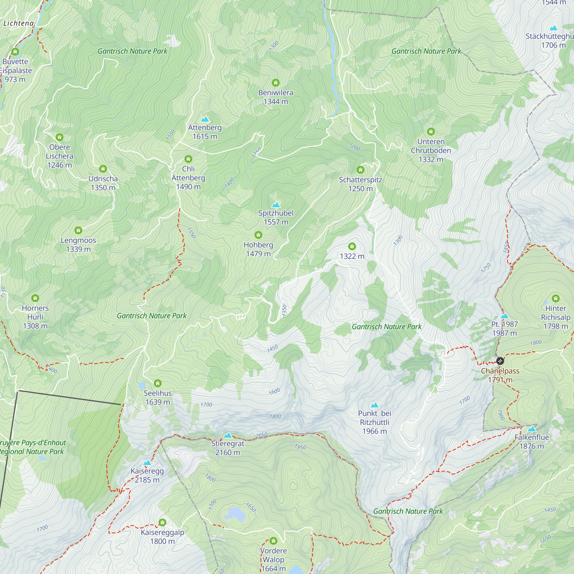 Schönenboden map