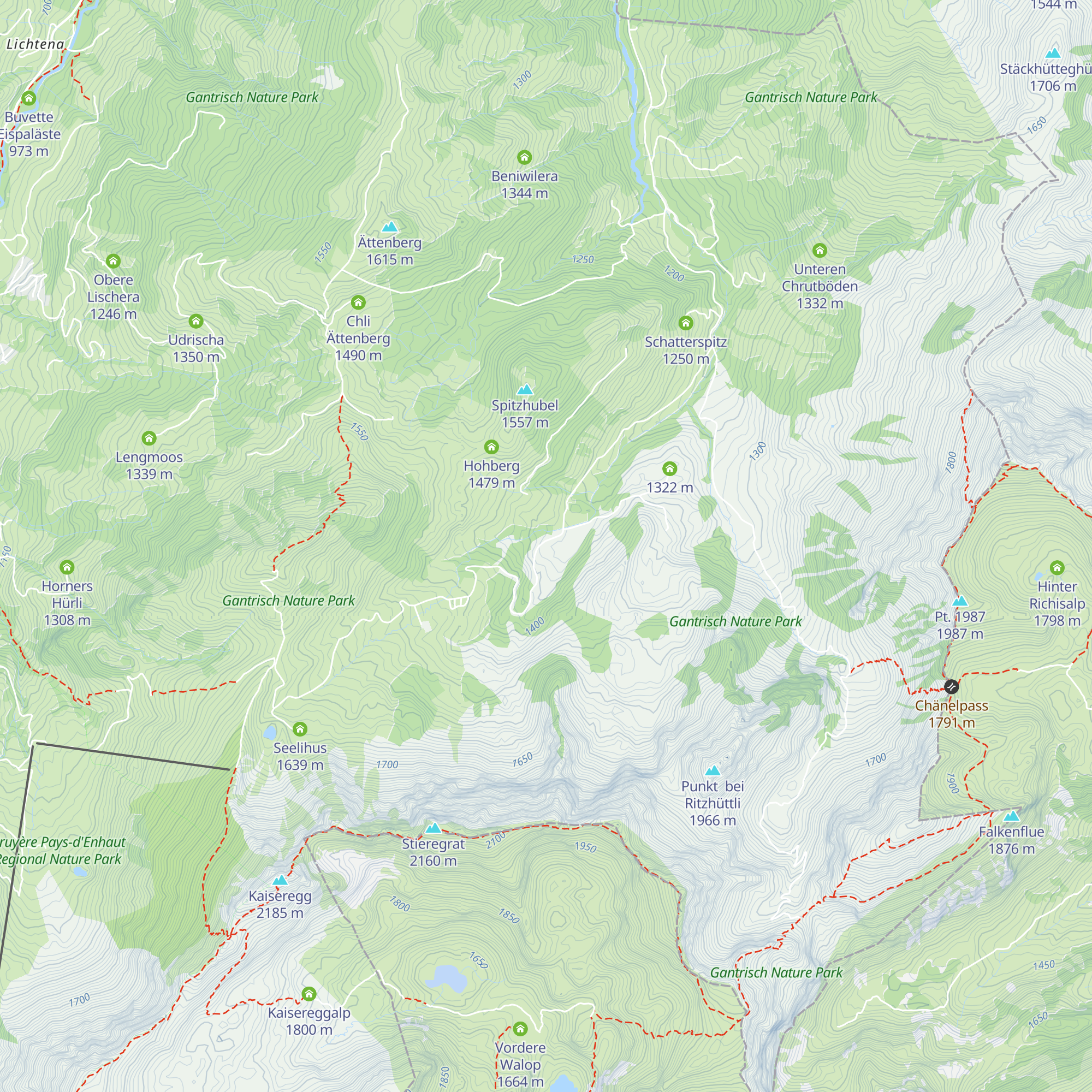 Schönenboden map