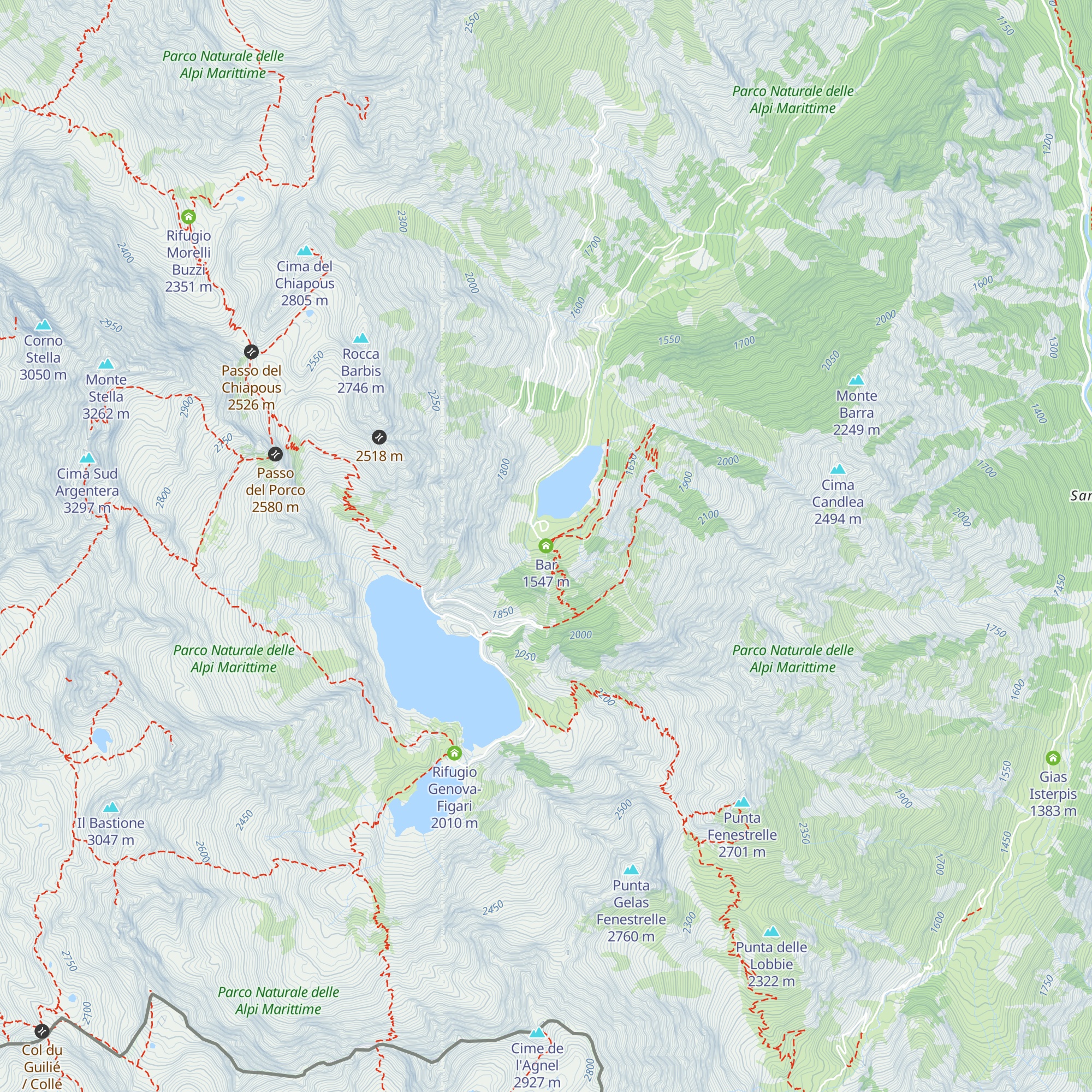 Bar map