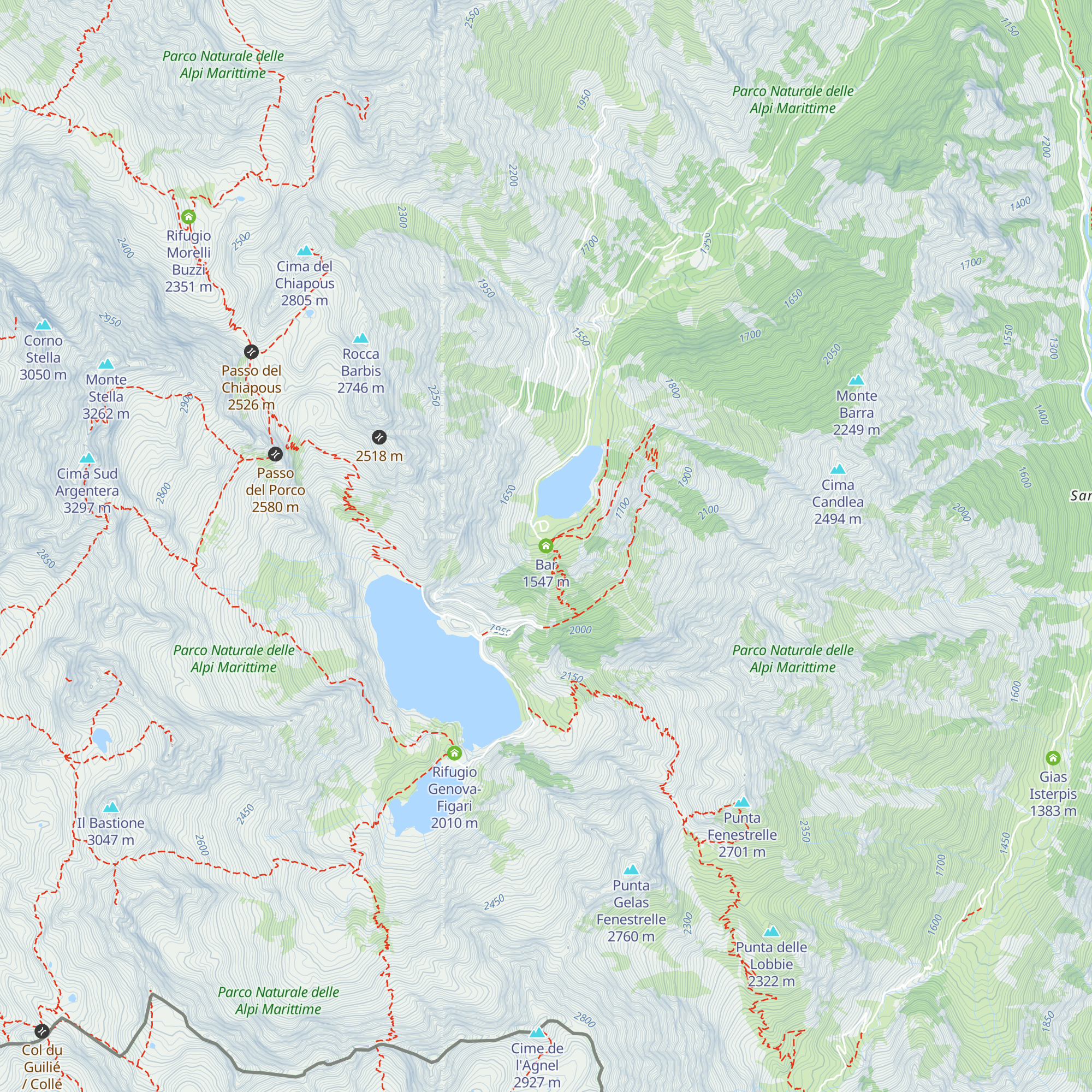 Bar map
