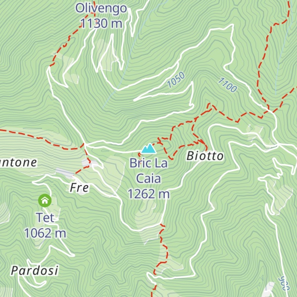 Map of Bric La Caia