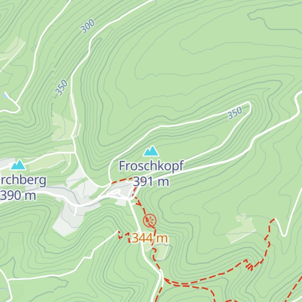 Map of Froschkopf