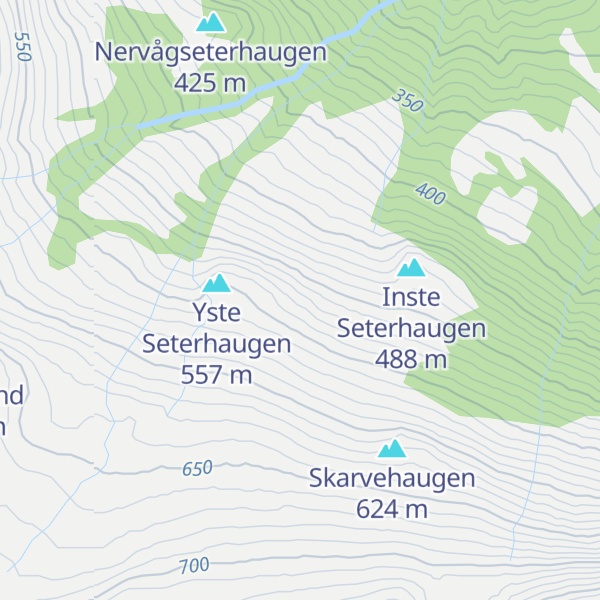 Map of Seterhaugan