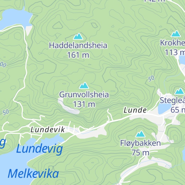 Map of Røyåsen