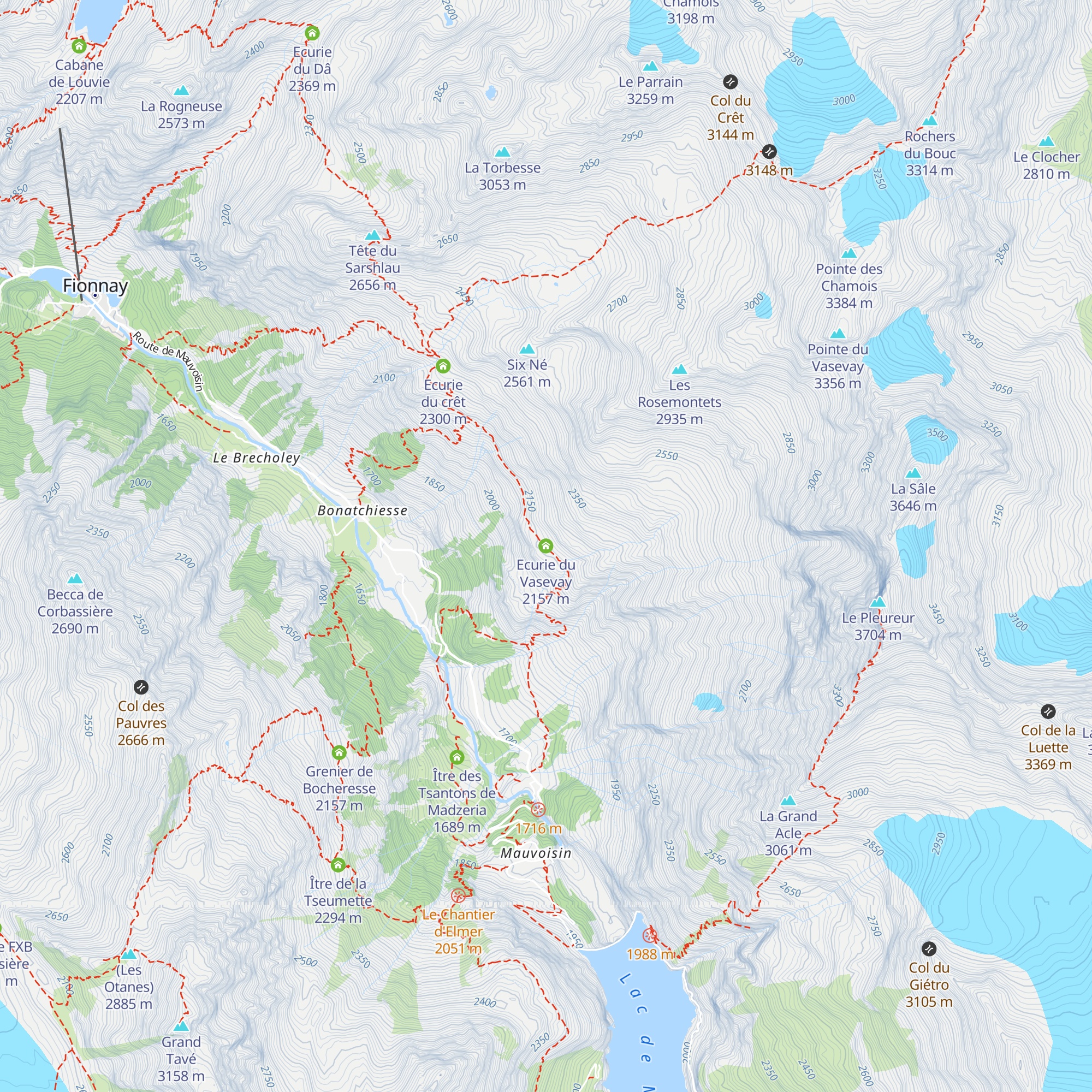 Ecurie du Vasevay map