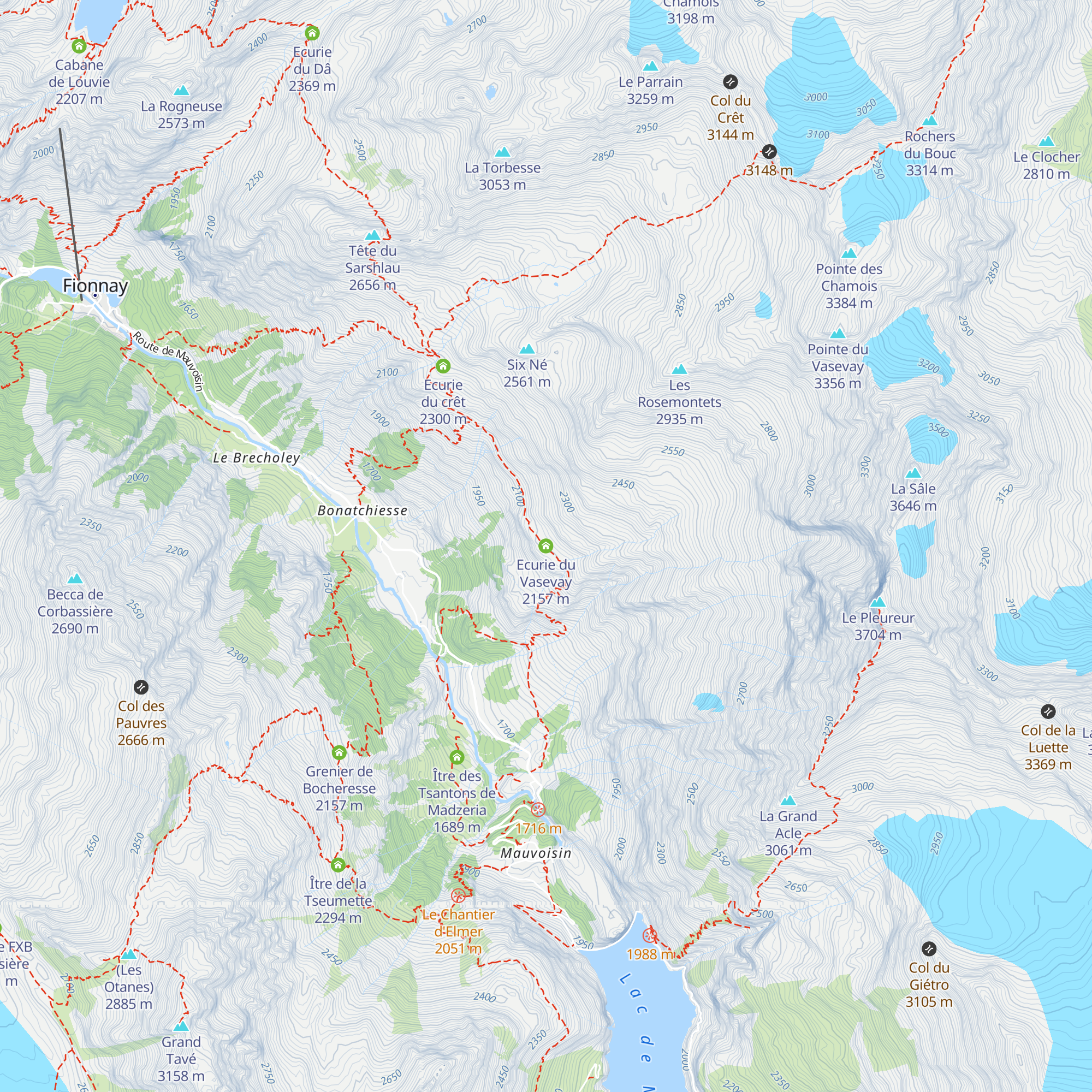 Ecurie du Vasevay map