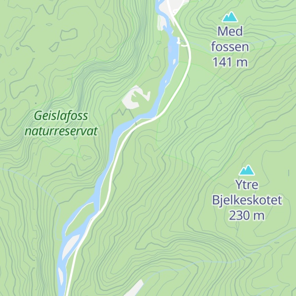 Map of Regåshaugen