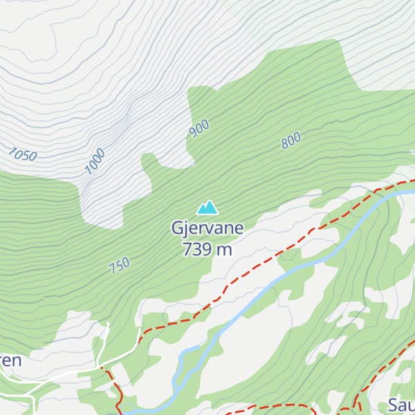 Map of Gjervane