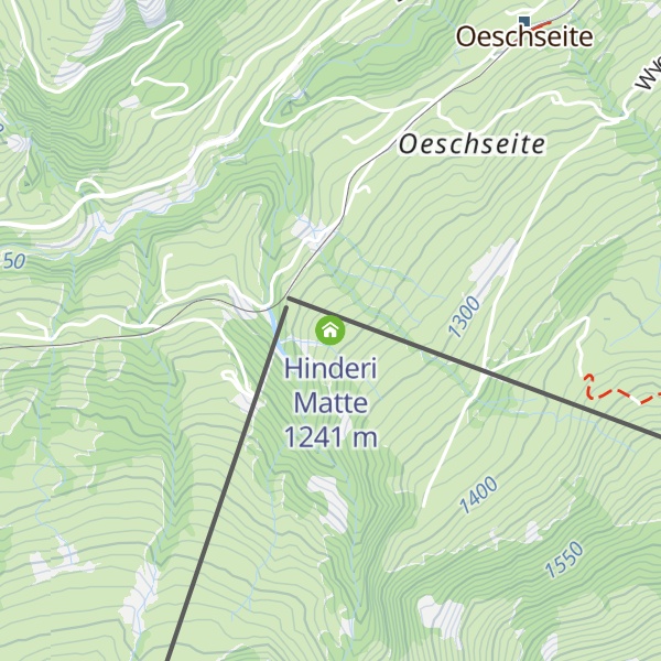 Map of Hinderi Matte