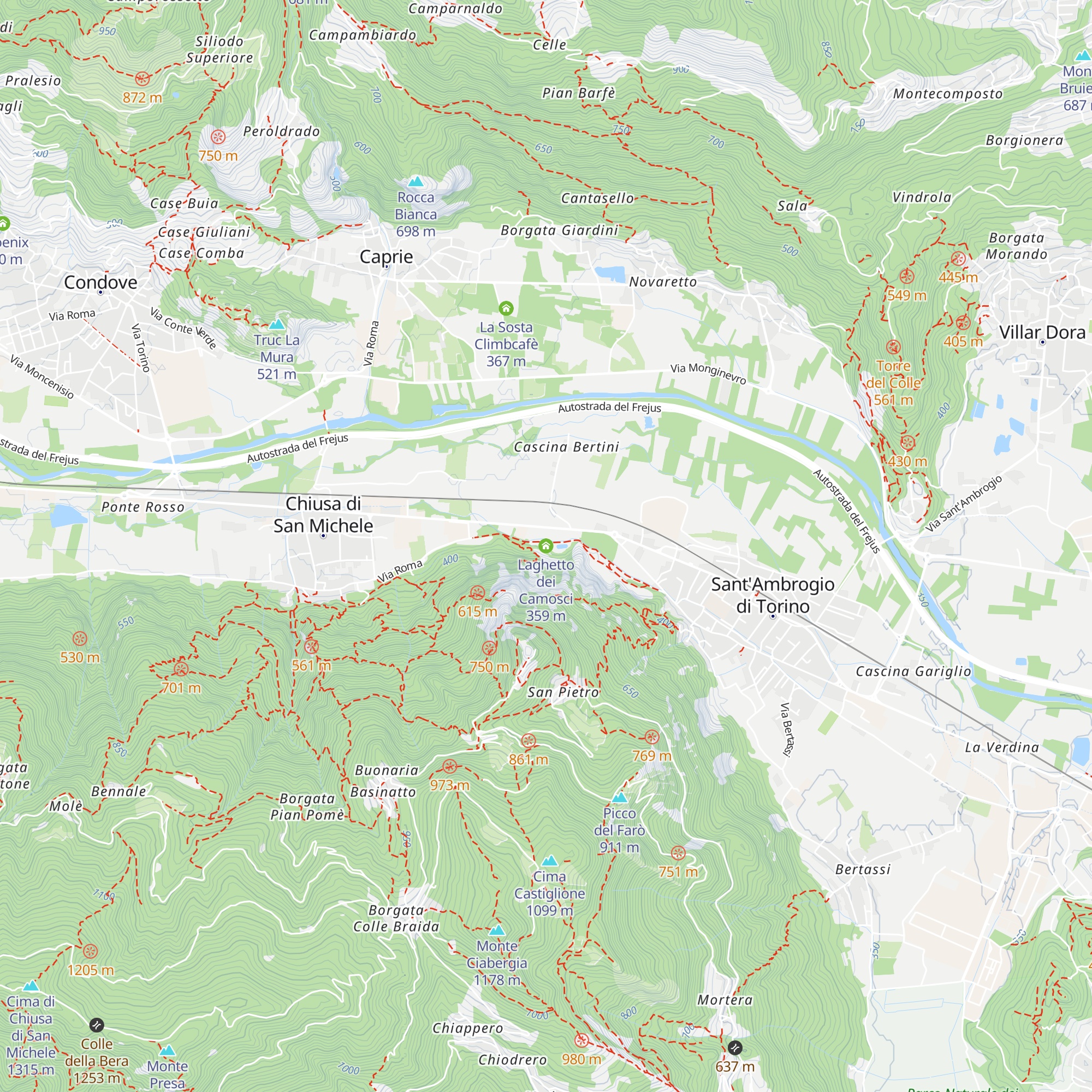 Laghetto dei Camosci map