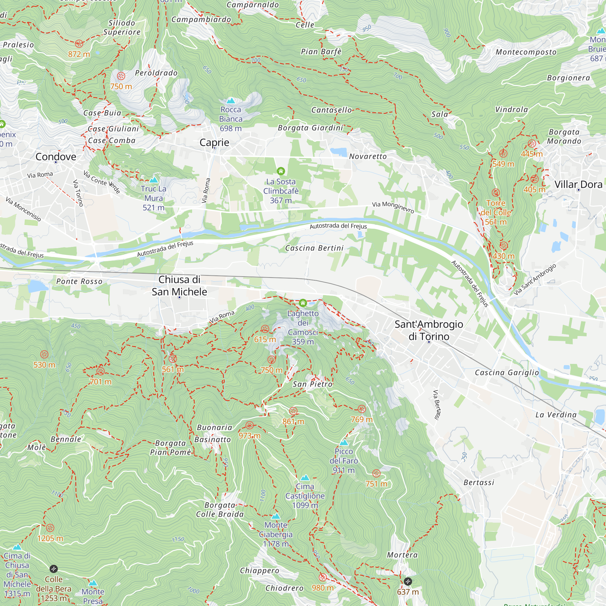 Laghetto dei Camosci map