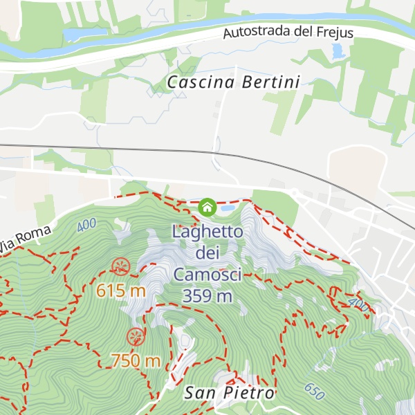 Map of Laghetto dei Camosci