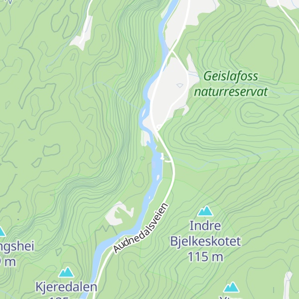 Map of Støhauen