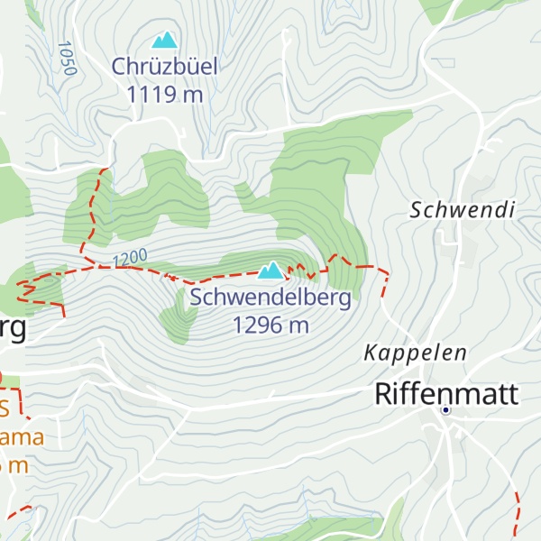 Map of Schwendelberg