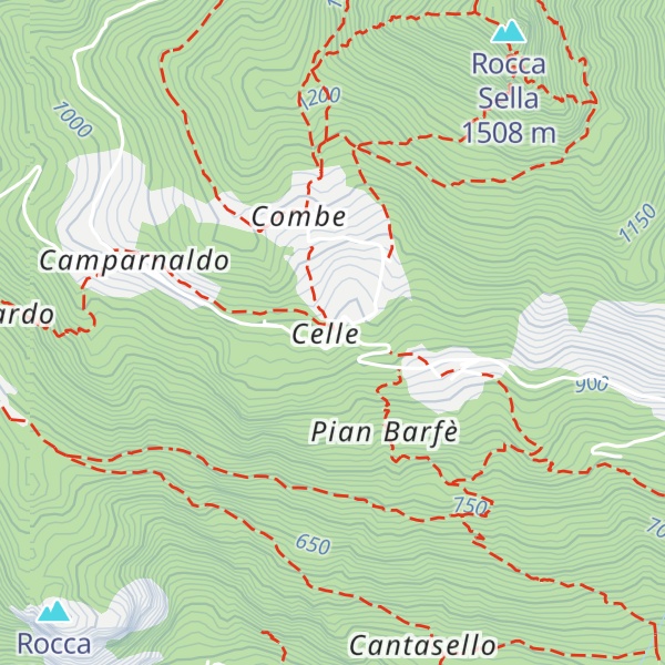 Map of Rifugio Rocca Sella