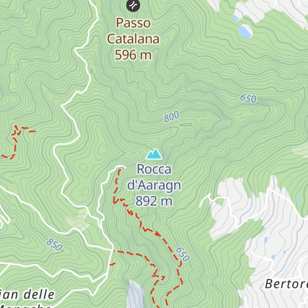 Map of Rocca d'Aaragn
