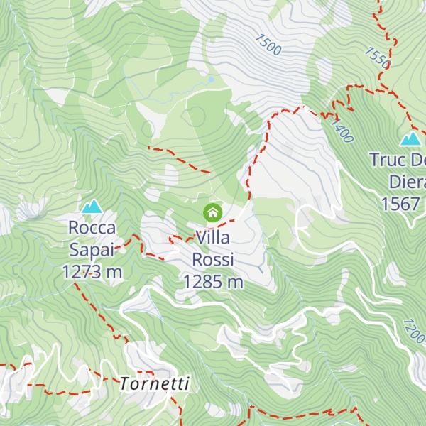Map of Villa Rossi