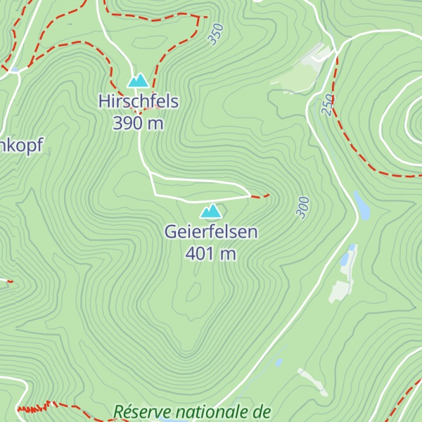 Map of Geierfelsen