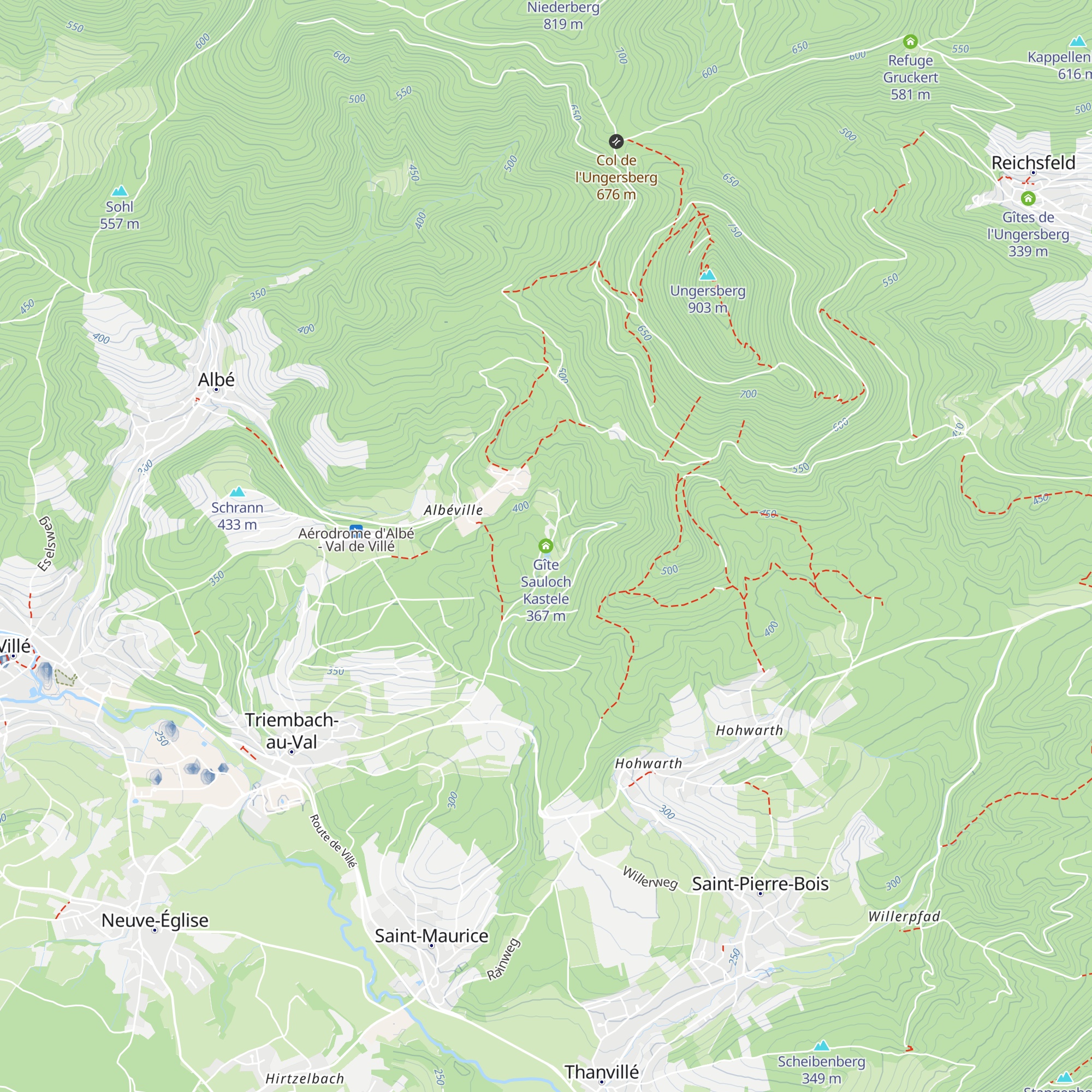 Gîte Sauloch Kastele map