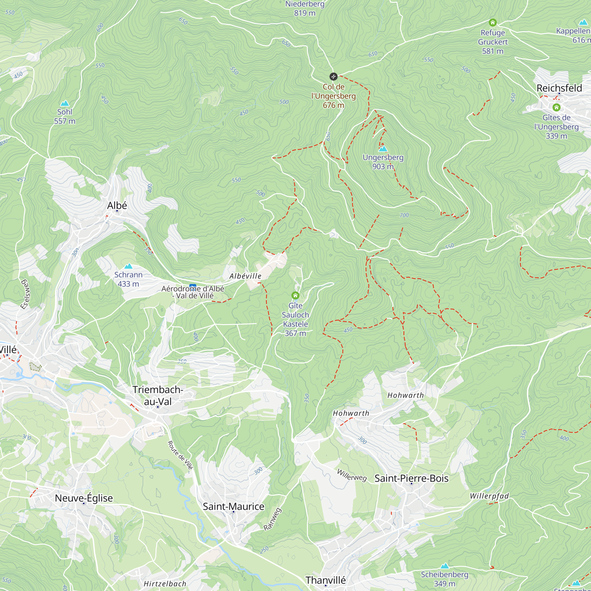 Gîte Sauloch Kastele map