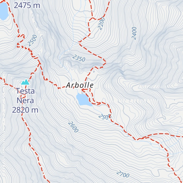 Map of Rifugio Arbolle