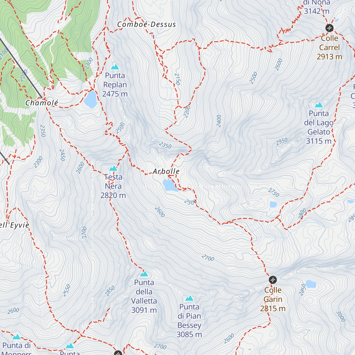 Rifugio Arbolle map