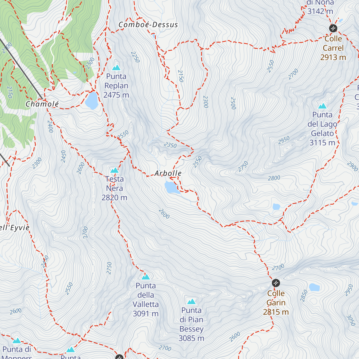 Rifugio Arbolle map