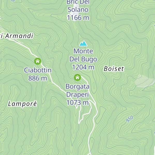 Map of Borgata Draperi
