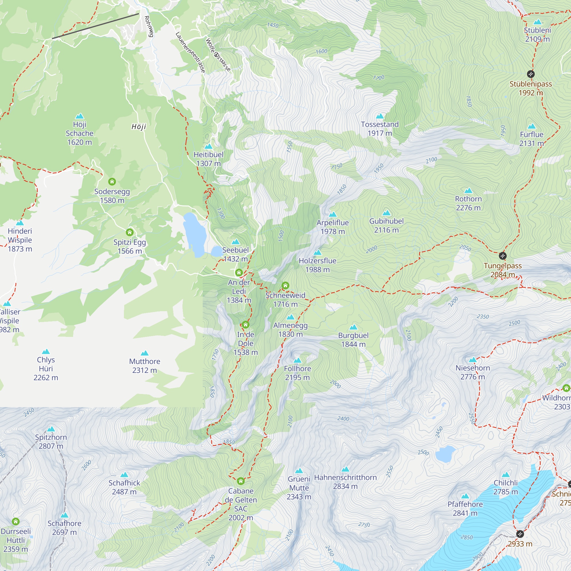 Schneeweid map