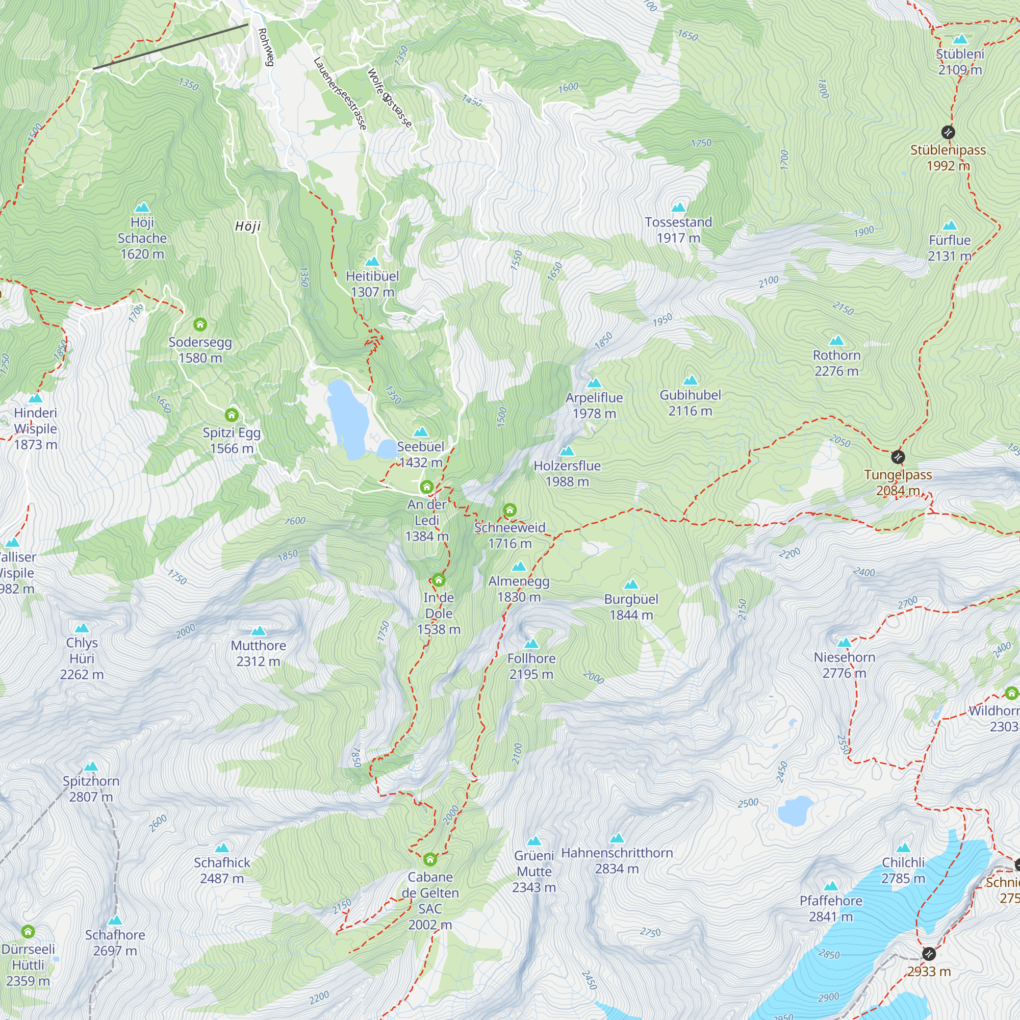 Schneeweid map