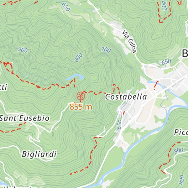 Map of Ciabot Tarditi