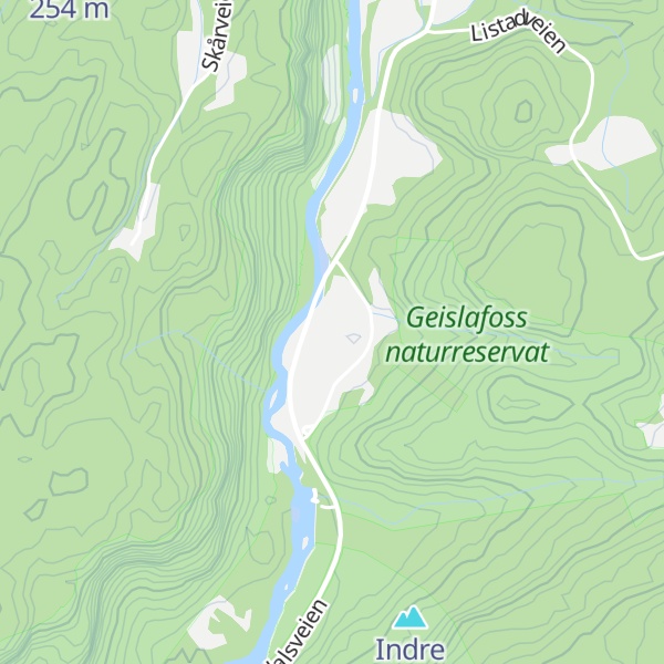 Map of Fjeddan