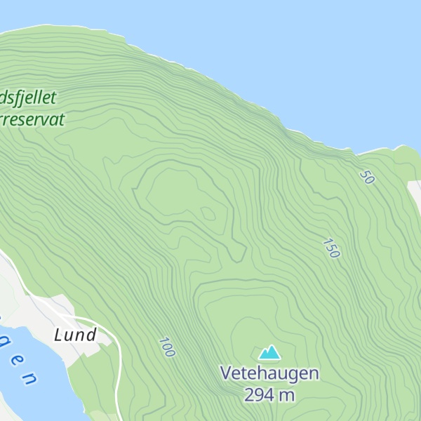 Map of Høgberga